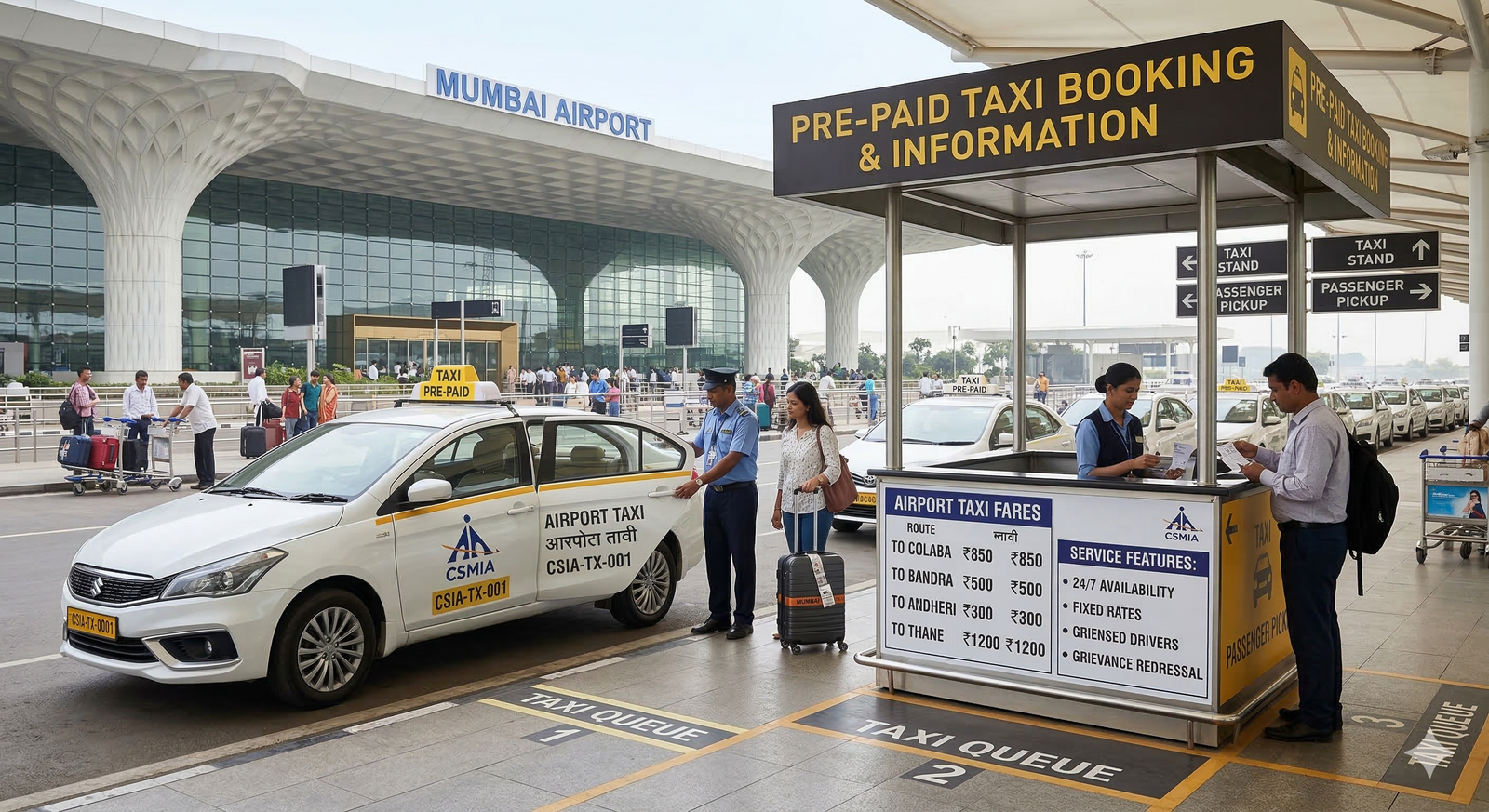 Virar East to Mumbai-Airport Airport Transfer Cab