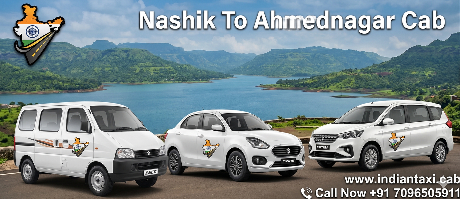 Cab from Nashik to Ahmednagar