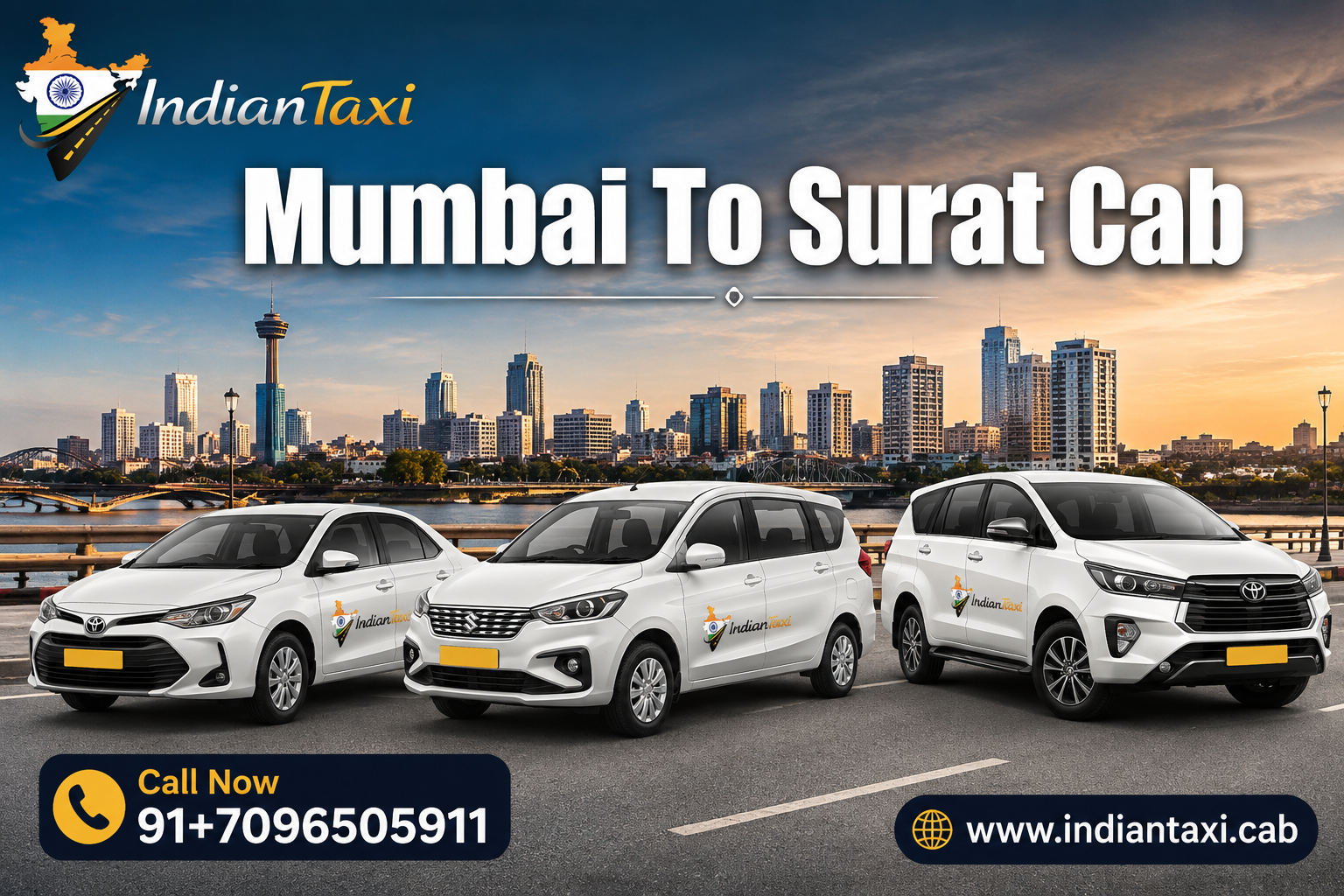Mumbai to Surat by Taxi: Distance, Route & Tips | Indian Taxi