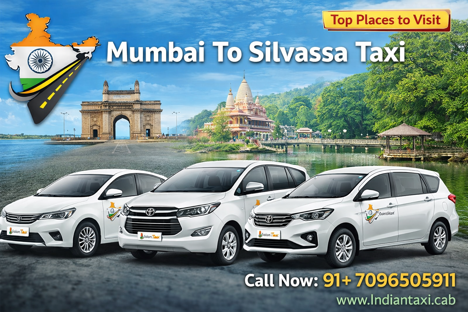 Mumbai To Silvassa Road Trip: Distance, Time, and Useful Travel Guide | Indian Taxi