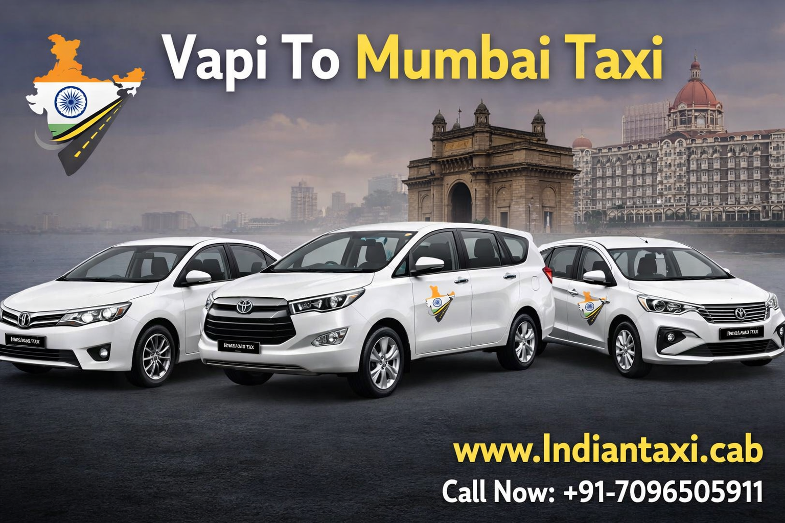 Vapi To Mumbai Cab | Reliable Taxi Service | Indian Taxi
