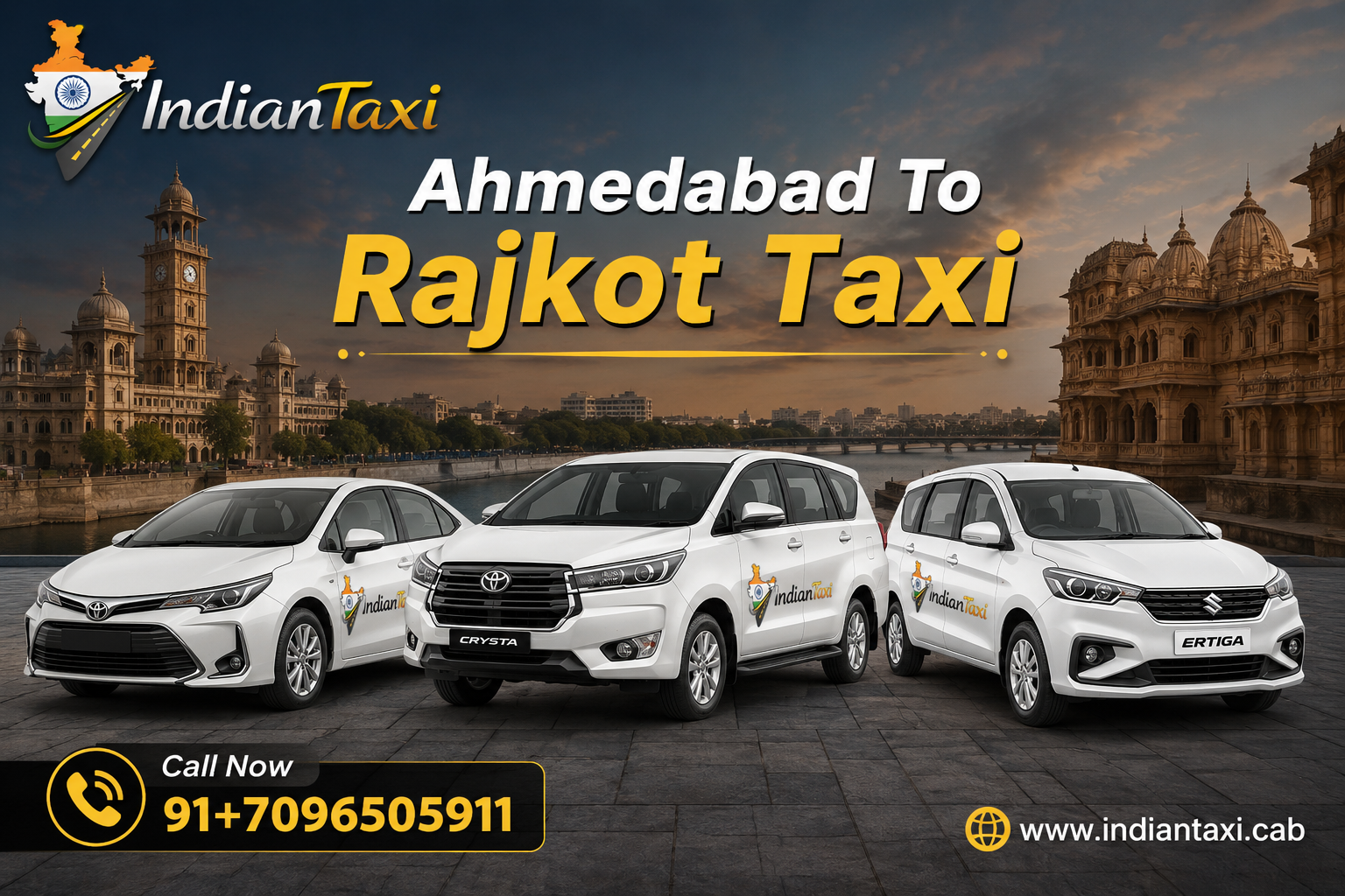 Ahmedabad to Rajkot Taxi Road Trip – Distance, Time and Useful Travel Information